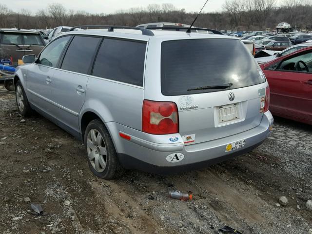 WVWND63B03E063178 - 2003 VOLKSWAGEN PASSAT GL SILVER photo 3