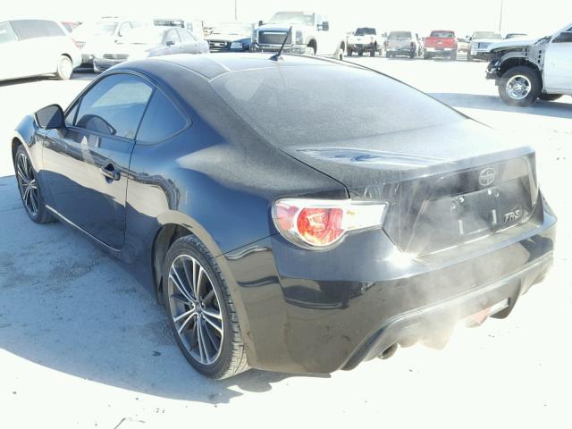 JF1ZNAA13D2714646 - 2013 TOYOTA SCION FR-S BLACK photo 3