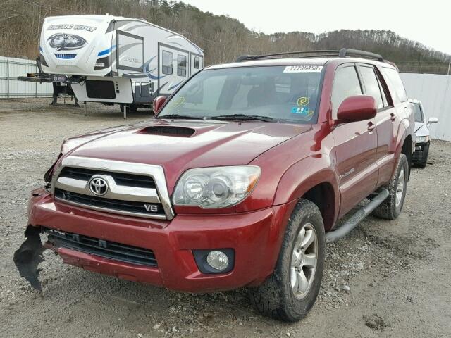 JTEBT14R168029088 - 2006 TOYOTA 4RUNNER SR MAROON photo 2