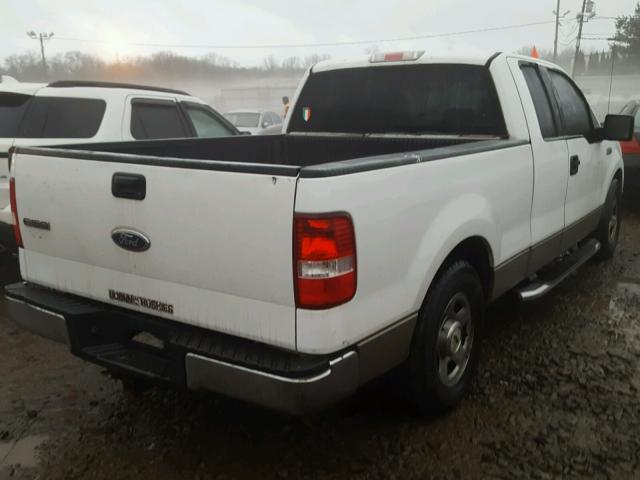 1FTPX125X4NB93467 - 2004 FORD F150 WHITE photo 4