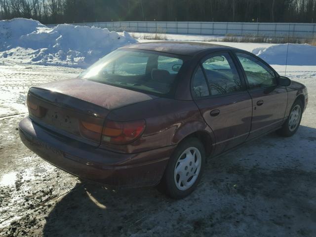 1G8ZK52782Z294913 - 2002 SATURN SL2 MAROON photo 4