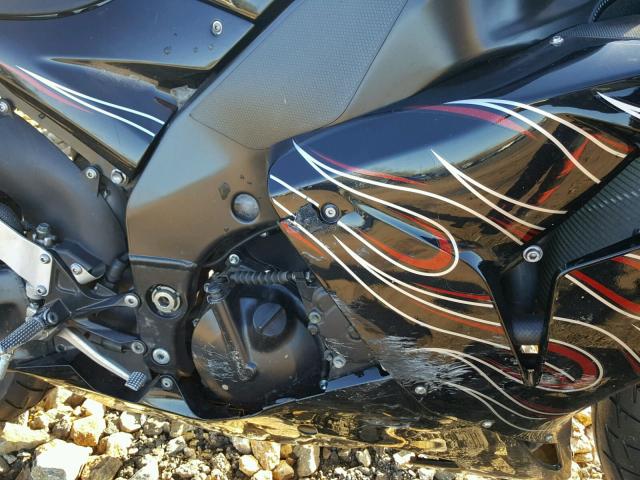 JKAZXCD167A026477 - 2007 KAWASAKI ZX1000 D BLACK photo 9