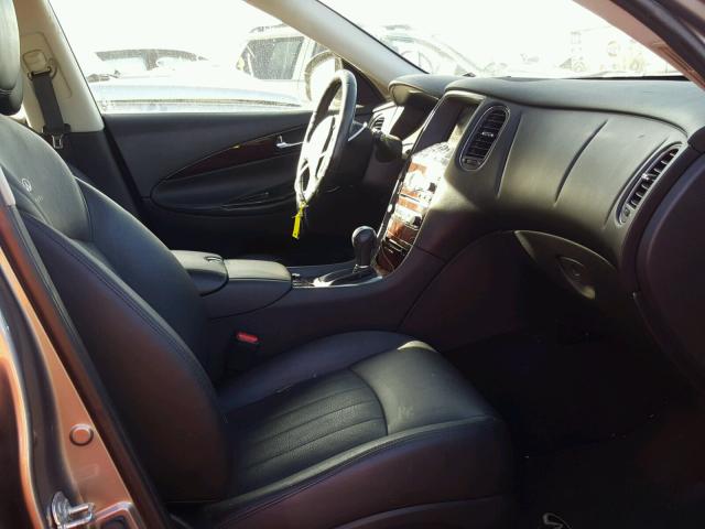 JN1AJ0HRXAM752189 - 2010 INFINITI EX35 BASE SILVER photo 5