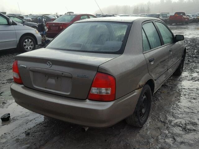 JM1BJ2228Y0266510 - 2000 MAZDA PROTEGE DX BEIGE photo 4