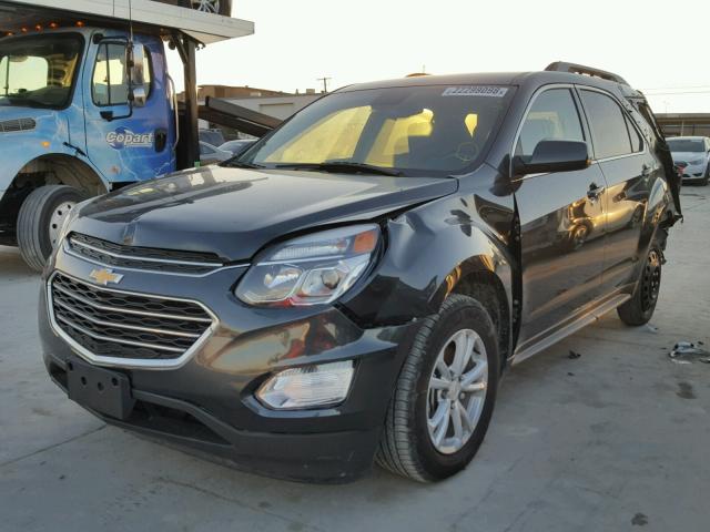 2GNALCEK8H6130254 - 2017 CHEVROLET EQUINOX LT BLACK photo 2