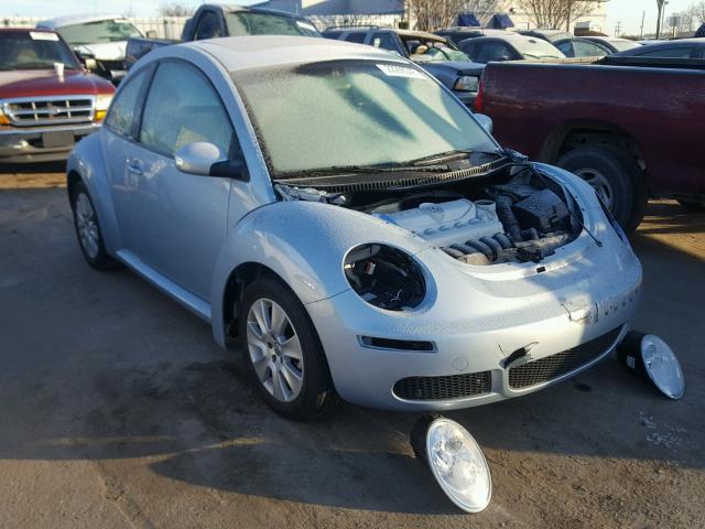 3VWRW3AG2AM012066 - 2010 VOLKSWAGEN NEW BEETLE BLUE photo 1