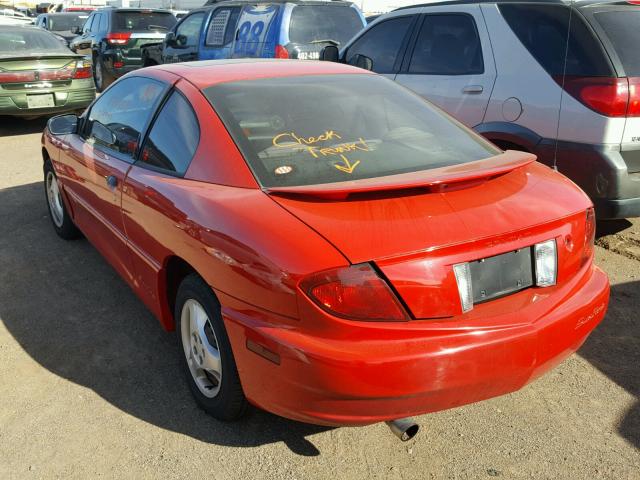 3G2JB12F05S107382 - 2005 PONTIAC SUNFIRE RED photo 3