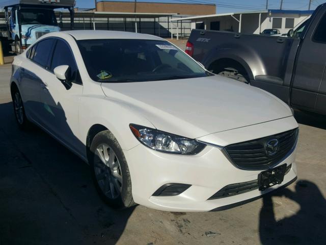 JM1GJ1U57G1454290 - 2016 MAZDA 6 SPORT WHITE photo 1