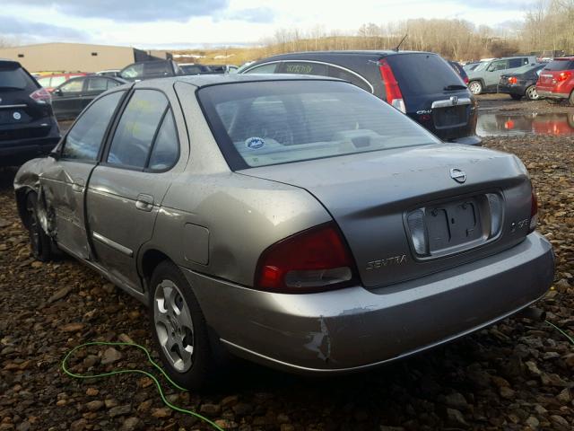 3N1CB51D53L700757 - 2003 NISSAN SENTRA XE TAN photo 3