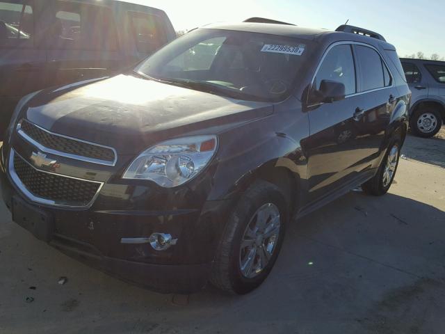 2GNALCEK2E6104356 - 2014 CHEVROLET EQUINOX LT BLACK photo 2