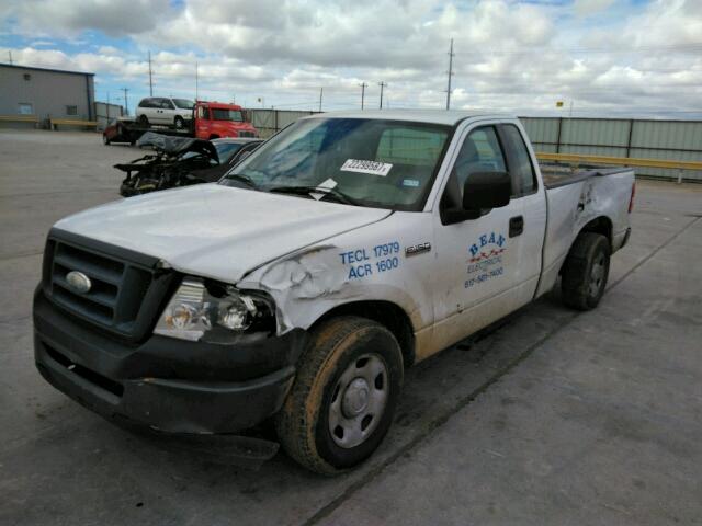 1FTRF12238KD16938 - 2008 FORD F150 WHITE photo 2