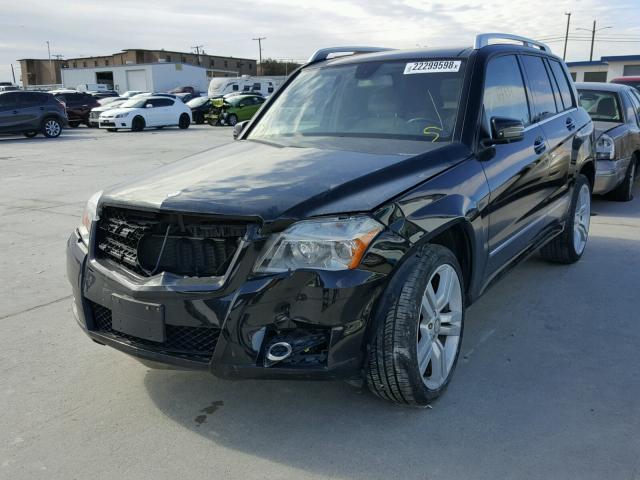 WDCGG8HB0CF923282 - 2012 MERCEDES-BENZ GLK 350 4M BLACK photo 2