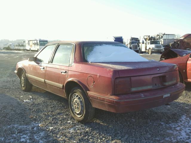 1G3AJ55M4T6382092 - 1996 OLDSMOBILE CIERA SL BURGUNDY photo 3