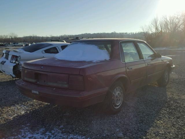 1G3AJ55M4T6382092 - 1996 OLDSMOBILE CIERA SL BURGUNDY photo 4