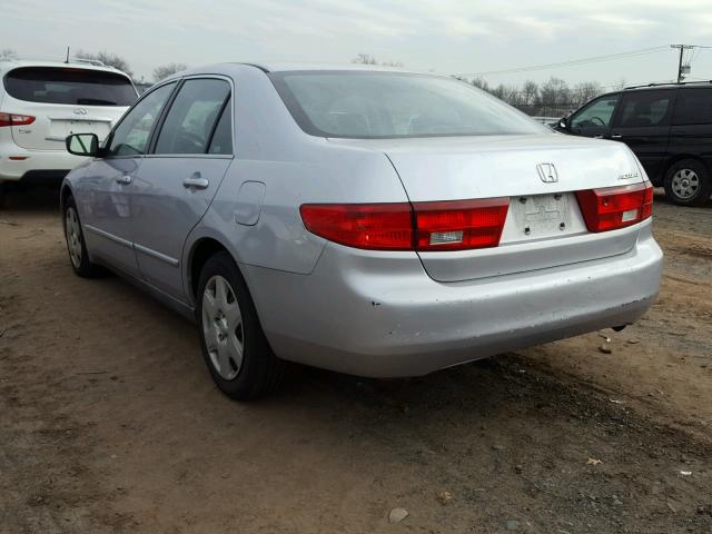 1HGCM66305A055007 - 2005 HONDA ACCORD LX SILVER photo 3