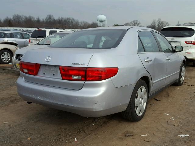 1HGCM66305A055007 - 2005 HONDA ACCORD LX SILVER photo 4