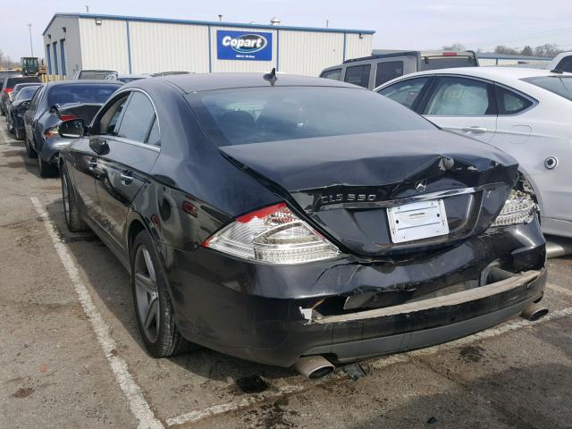 WDDDJ72X19A146289 - 2009 MERCEDES-BENZ CLS 550 BLACK photo 3