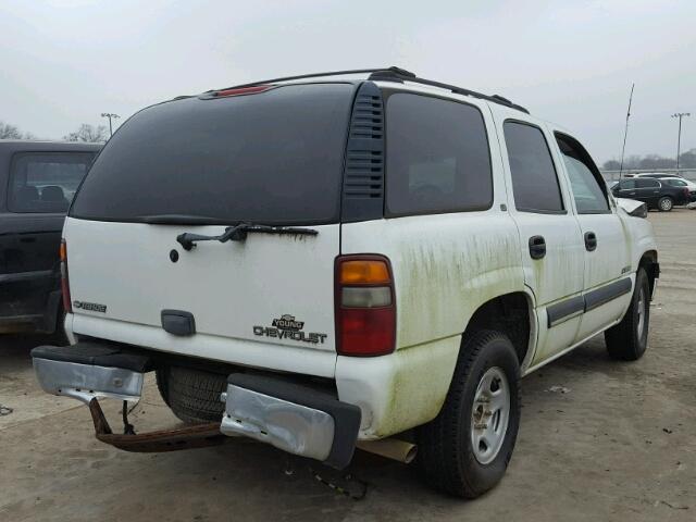 1GNEC13T7YJ153707 - 2000 CHEVROLET TAHOE C150 WHITE photo 4