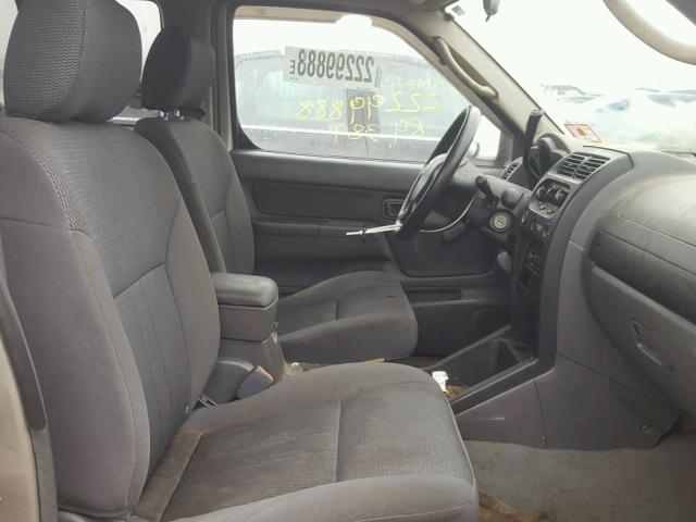 1N6DD26T23C420085 - 2003 NISSAN FRONTIER K SILVER photo 5