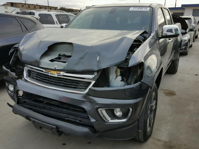 1GCGSBE38F1119277 - 2015 CHEVROLET COLORADO L GRAY photo 2