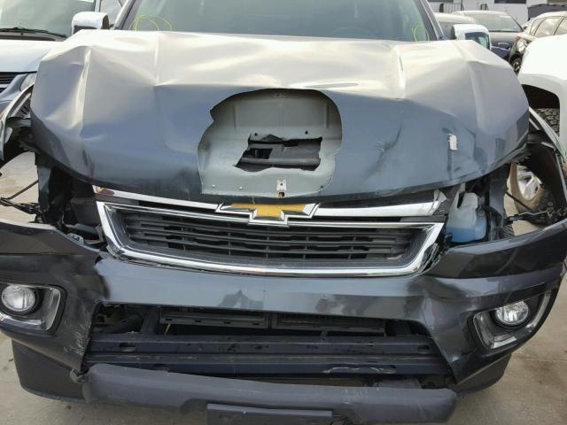 1GCGSBE38F1119277 - 2015 CHEVROLET COLORADO L GRAY photo 9