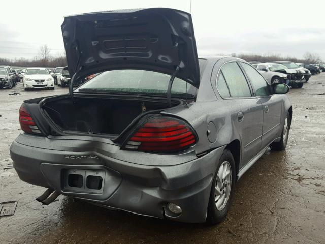 1G2NG52E64M528118 - 2004 PONTIAC GRAND AM S GRAY photo 4