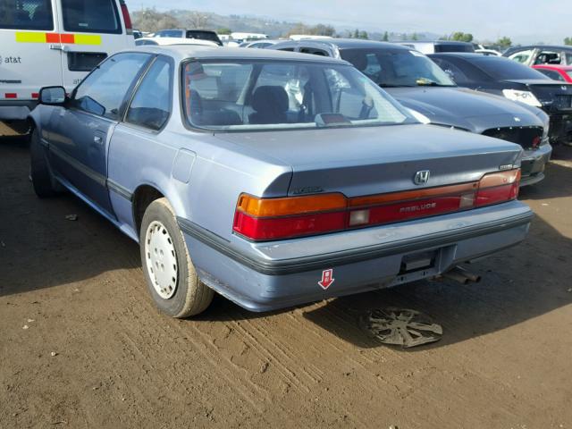 JHMBA4138KC014797 - 1989 HONDA PRELUDE 2. BLUE photo 3