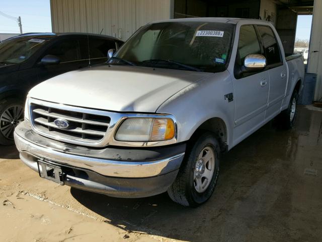 1FTRW07W91KD51219 - 2001 FORD F150 SUPER SILVER photo 2