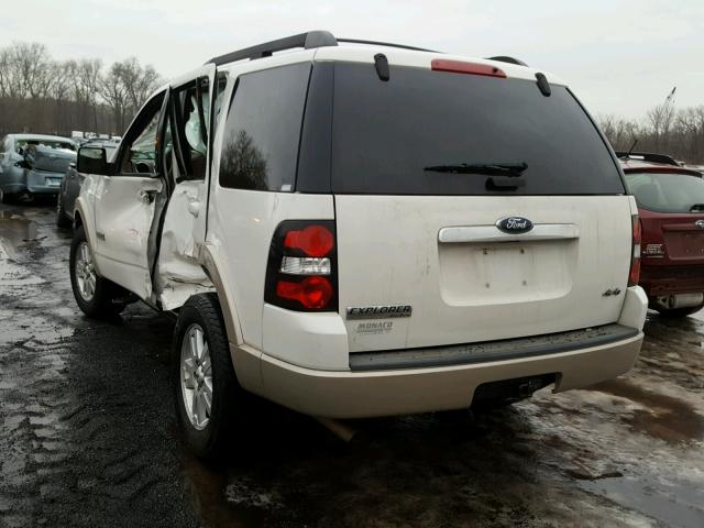 1FMEU74EX8UA98012 - 2008 FORD EXPLORER E WHITE photo 3