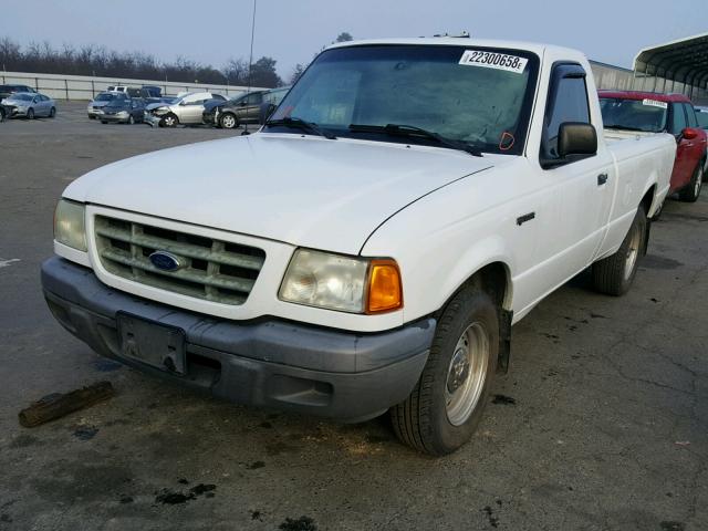 1FTYR10U22PA33173 - 2002 FORD RANGER WHITE photo 2