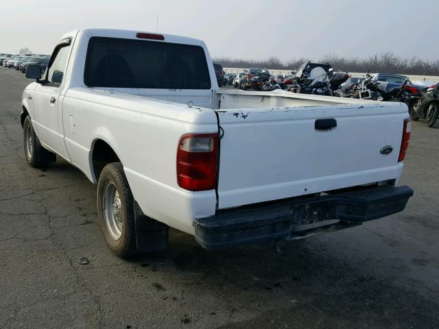 1FTYR10U22PA33173 - 2002 FORD RANGER WHITE photo 3