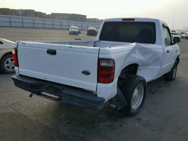 1FTYR10U22PA33173 - 2002 FORD RANGER WHITE photo 4