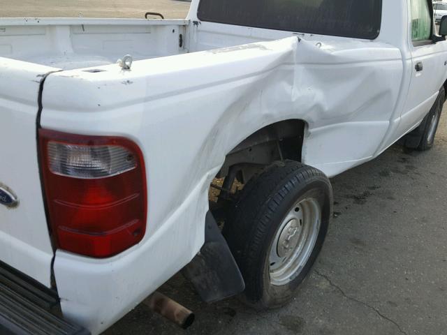 1FTYR10U22PA33173 - 2002 FORD RANGER WHITE photo 9