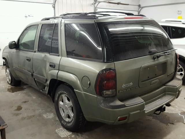 1GNDT13S932120066 - 2003 CHEVROLET TRAILBLAZE GREEN photo 3