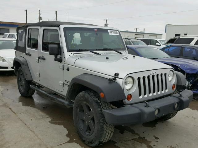 1J4BA3H1XAL188637 - 2010 JEEP WRANGLER U SILVER photo 1