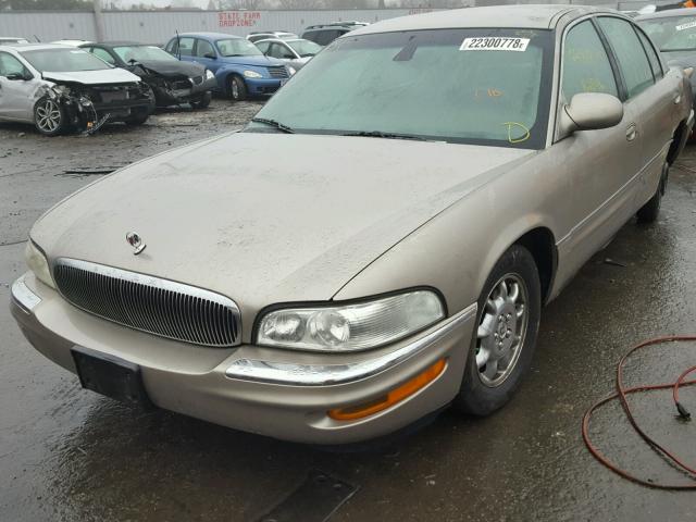 1G4CW54K424238204 - 2002 BUICK PARK AVENU BEIGE photo 2