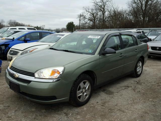 1G1ZT54865F152146 - 2005 CHEVROLET MALIBU LS GREEN photo 2