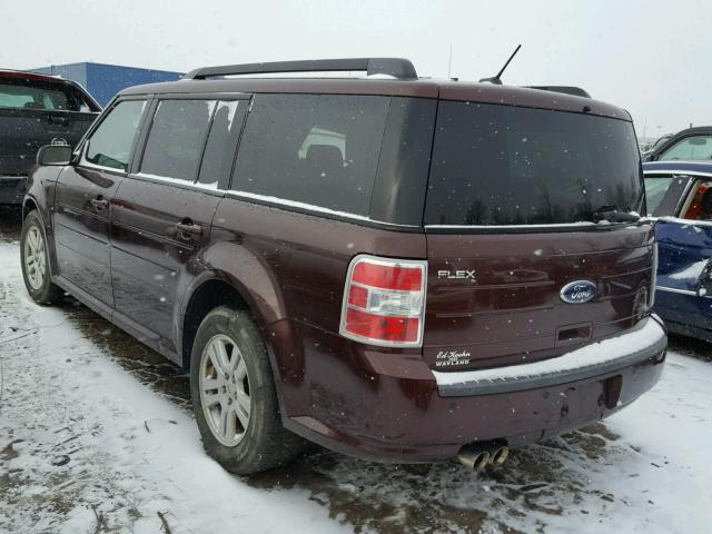 2FMDK51C69BA31598 - 2009 FORD FLEX SE MAROON photo 3