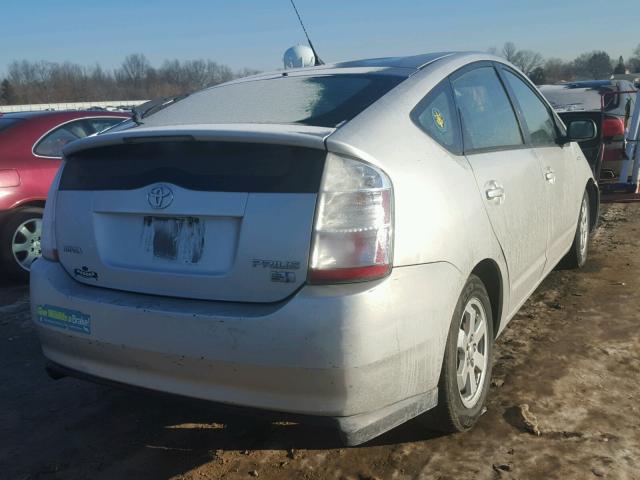 JTDKB22U463158055 - 2006 TOYOTA PRIUS SILVER photo 4