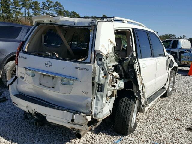 JTJBT20XX70143330 - 2007 LEXUS GX 470 WHITE photo 4