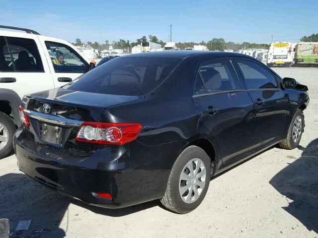 5YFBU4EE8DP156453 - 2013 TOYOTA COROLLA BA BLACK photo 4