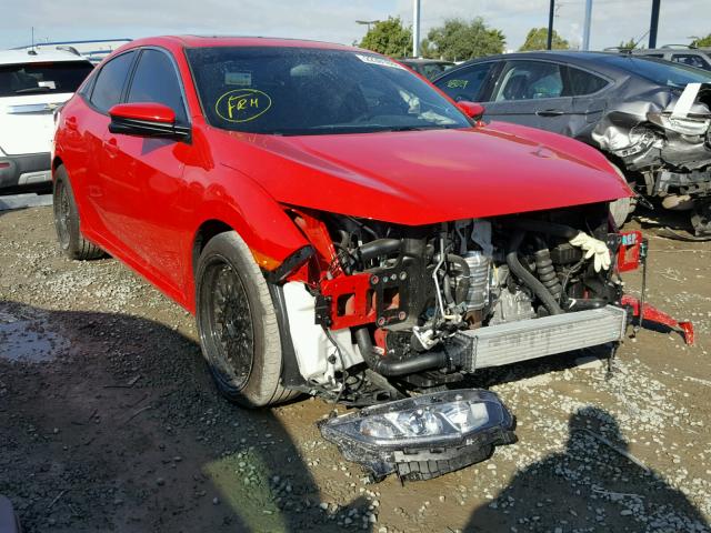 SHHFK7H76HU416046 - 2017 HONDA CIVIC EXL 红色 照片 1