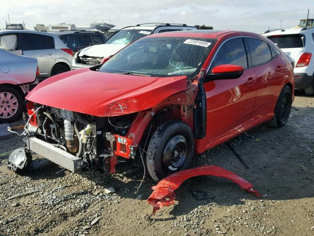 SHHFK7H76HU416046 - 2017 HONDA CIVIC EXL 红色 照片 2