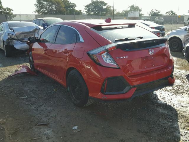 SHHFK7H76HU416046 - 2017 HONDA CIVIC EXL 红色 照片 3