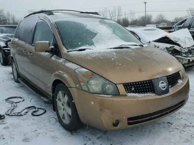 5N1BV28U04N313468 - 2004 NISSAN QUEST S GOLD photo 1