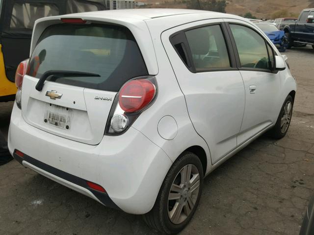 KL8CB6S92FC801681 - 2015 CHEVROLET SPARK LS WHITE photo 4