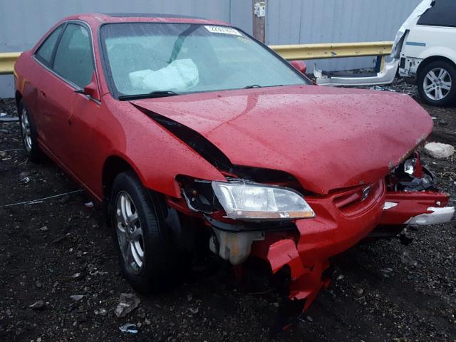 1HGCG225X2A033518 - 2002 HONDA ACCORD EX RED photo 1