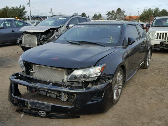 JTKJF5C70B3005699 - 2011 TOYOTA SCION TC BLACK photo 2