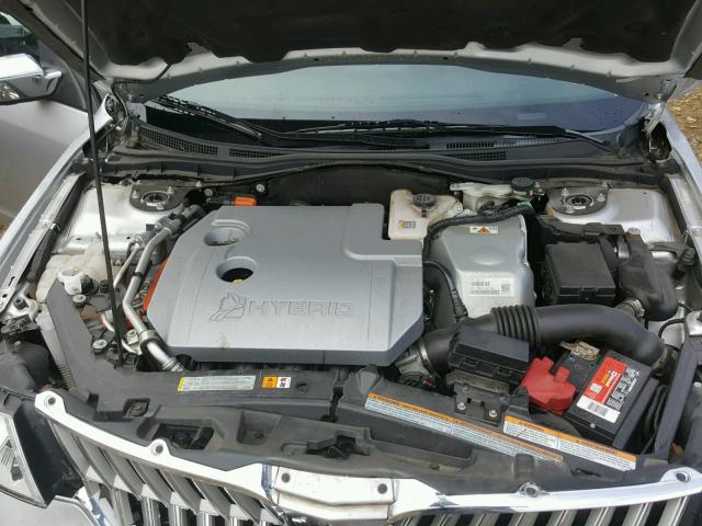 3LNDL2L3XCR838305 - 2012 LINCOLN MKZ HYBRID SILVER photo 7