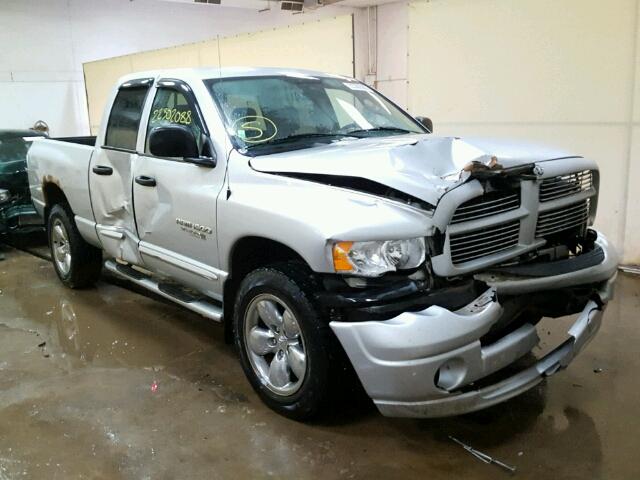 1D7HU18N75J567987 - 2005 DODGE RAM 1500 S SILVER photo 1